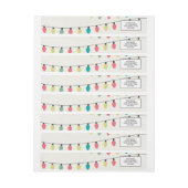 Kerstkoord van het Patroon van Lichten (Vel)