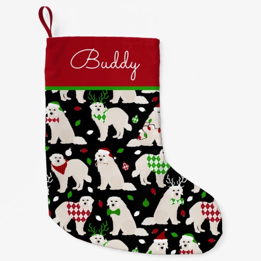 Kerstkoorts - Aangepaste naam Kleine Kerstsok (Voorkant)