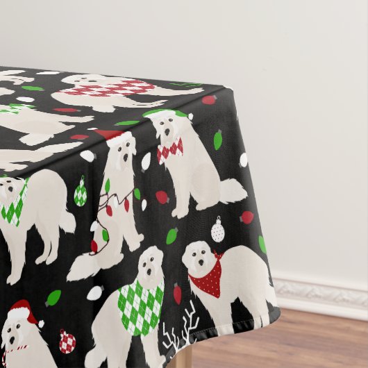 Kerstkoorts Dogs Tablecloth Tafelkleed (Voorbeeld)