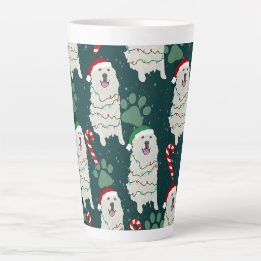 Kerstkoorts Latte Mok (Voorkant)