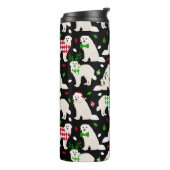 Kerstkoorts, thermale trommel thermosbeker (Gedraaid links)