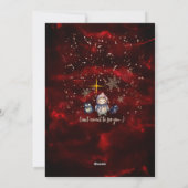 KERSTKORTING Kerst Kaart (Achterkant)