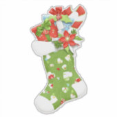 Kerstkous Country Holiday Sticker (Voorkant)