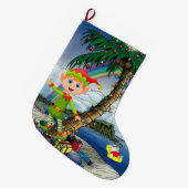 Kerstkous, Kerst Beach Elf Grote Kerstsok (Voorkant (Hangend))