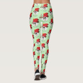 Kerstkous Schattige Calico Kitten Leggings (Achterkant)