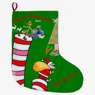 Kerstkous, Suikerstok Elf Santa Grote Kerstsok
