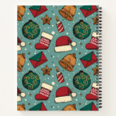 kerstkousen en kerstmanden notitieboek (Achterkant)