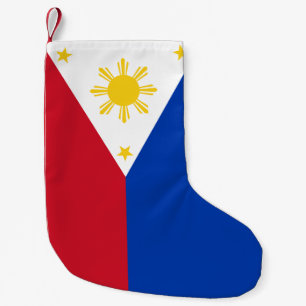 Kerstkousen met de vlag van de Filipijnen Kleine Kerstsok