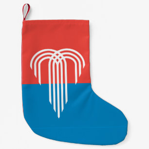 Kerstkousen met de vlag van Kansas City Kleine Kerstsok