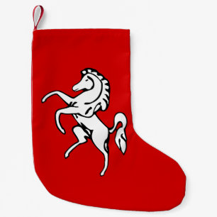 Kerstkousen met de vlag van Kent County Kleine Kerstsok