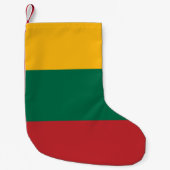 Kerstkousen met de vlag van Litouwen Kleine Kerstsok (Voorkant)