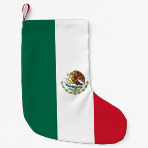 Kerstkousen met vlag van Mexico Kleine Kerstsok