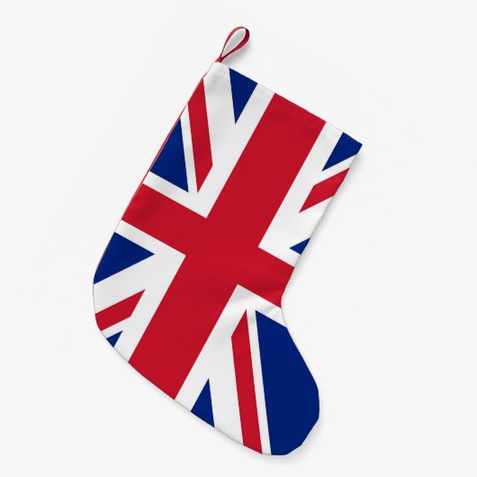 Kerstkousen met vlag van Verenigd Koninkrijk Kleine Kerstsok (Voorkant (Hangend))