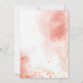 Kerstkousen Roze Geheime Kerstman Partij Kaart (Achterkant)