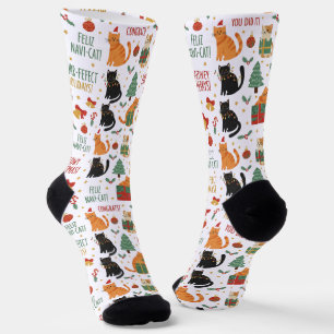 Kerstkousen voor kattenliefhebbers sokken