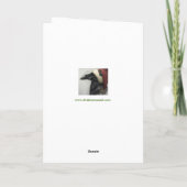 Kerstkraaien Feestdagen Kaart (Achterkant)