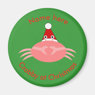 kerstkrab aangepast magneet