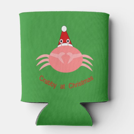 kerstkrab Aangepaste Koelbox Blikjeskoeler (Achterkant)