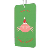 kerstkrab - aangepaste luchtverfrisser (Links)