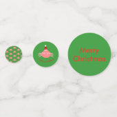 Kerstkrab aangepaste tafel Confetti (Voorkanten)