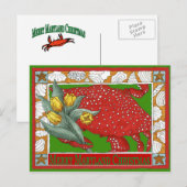 kerstkrab uit Maryland Feestdagenkaart (Voorkant / Achterkant)