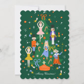 kerstkraker feestdagenkaart (Voorkant)