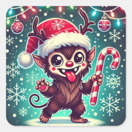 kerstkrampus Sticker