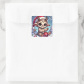 kerstkrampus Sticker (Tas)