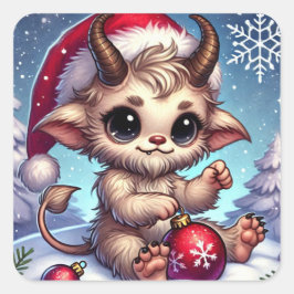 kerstkrampus Sticker