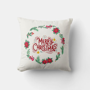 Kerstkrans Accentkussen Kussen
