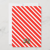 Kerstkrans Decoratie Feest Uitnodiging (Achterkant)