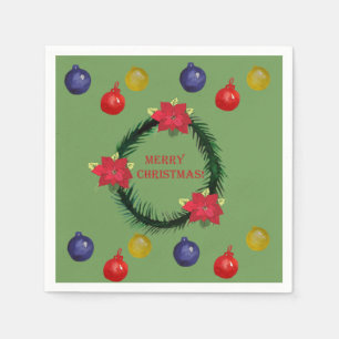 Kerstkrans Decoratieve servetten