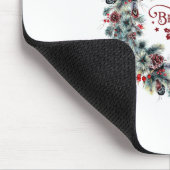 Kerstkrans GELOVEN Typografie Muismat (Hoek)