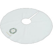 Kerstkrans "Joy" familie monogram Kerstboom Rok (Gekanteld)