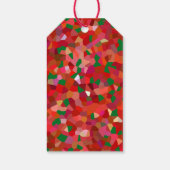 Kerstkrans kerstboom ornament cadeaulabel (Achterkant)