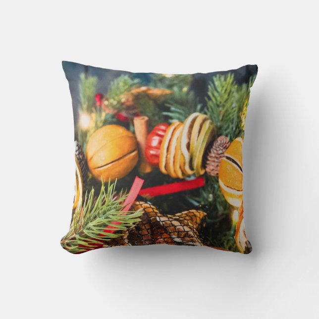 Kerstkrans Kussen (Voorkant)