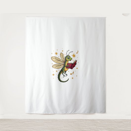 Kerstkrans libel wandkleed (Voorkant)