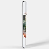 Kerstkrans met Bull Terrier Festieve Pup  Case-Mate iPhone Case (Achterkant / Rechts)