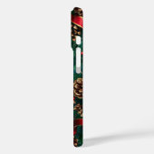 Kerstkrans met dennenappels Case-Mate iPhone case (Achterkant / Links)