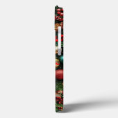 Kerstkrans met kardinaal Bird Case-Mate iPhone Case (Achterkant / Links)