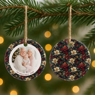Kerstkrans met kerstster Euphorbia Kerst Ornament