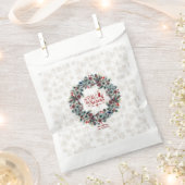 Kerstkrans met monogram 'Tis the Season Bedankzakje (Geknipt)