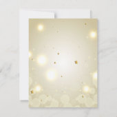 Kerstkrans Rode Groene Bloemen Feestelijke Bruilof Kaart (Achterkant)