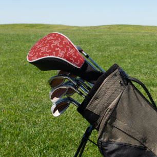 Kerstkrans rood, kerstdecoratie, Kerstmis Golfheadcover