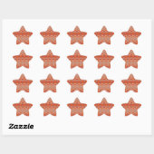 KERSTKRANS Ster Stickers (Vel)