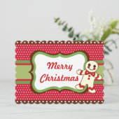 Kerstkrans Uitnodigingen (Staand voorkant)