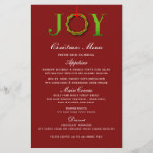 KERSTKRANS VAN BLIJDschap | KERSTMENU (Voorkant)