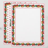 Kerstkransen & Guirlande Briefpapier (Voorkant / Achterkant)