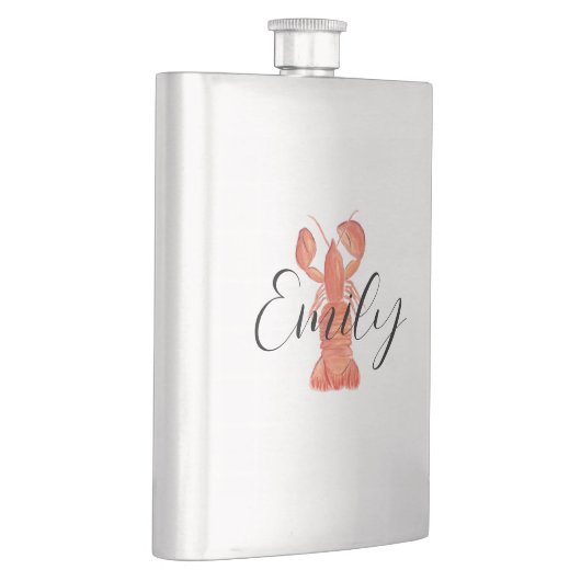 Kerstkreeften Waterverf van schaaldieren Snowflake Flacon (Rechts)