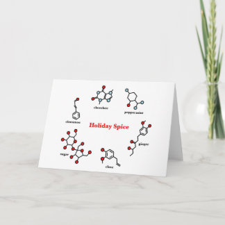 Kerstkruiden Molecuul Kaart